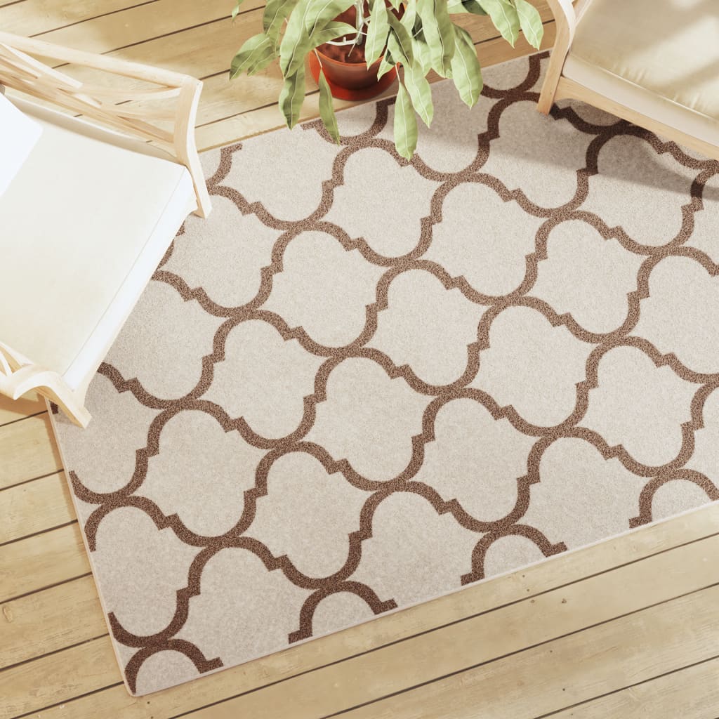 vidaXL Covor interior/exterior, multicolor, 120x180 cm, anti-alunecare