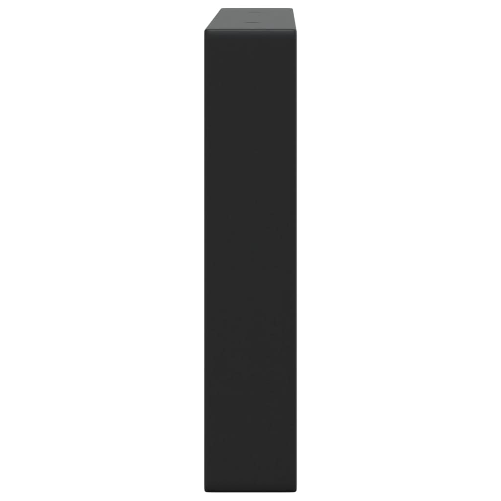 vidaXL Suporturi raft pentru lavoar 2 buc., negru dreptunghiular oțel vidaXL Suporturi raft pentru lavoar 2 buc., negru dreptunghiular oțel