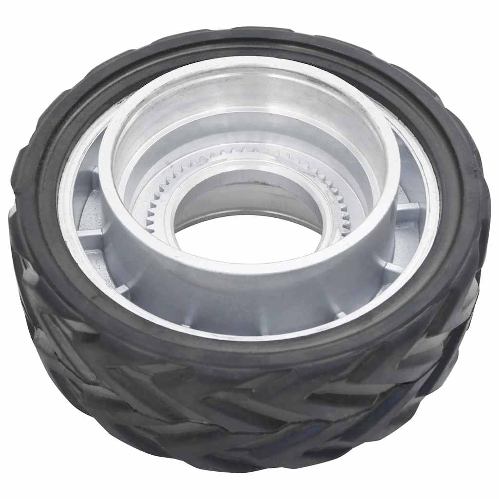 vidaXL Roată de manevră jockey, Ø19,5x10 cm, aluminiu și cauciuc vidaXL Roată de manevră jockey, Ø19,5x10 cm, aluminiu și cauciuc