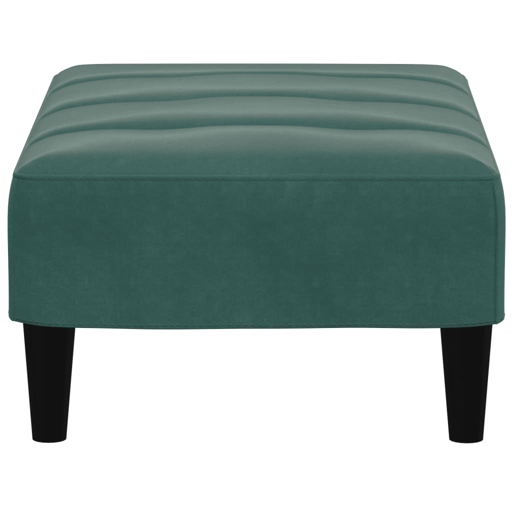 vidaXL Taburet, verde închis, 77x55x31 cm, catifea vidaXL Taburet, verde închis, 77x55x31 cm, catifea