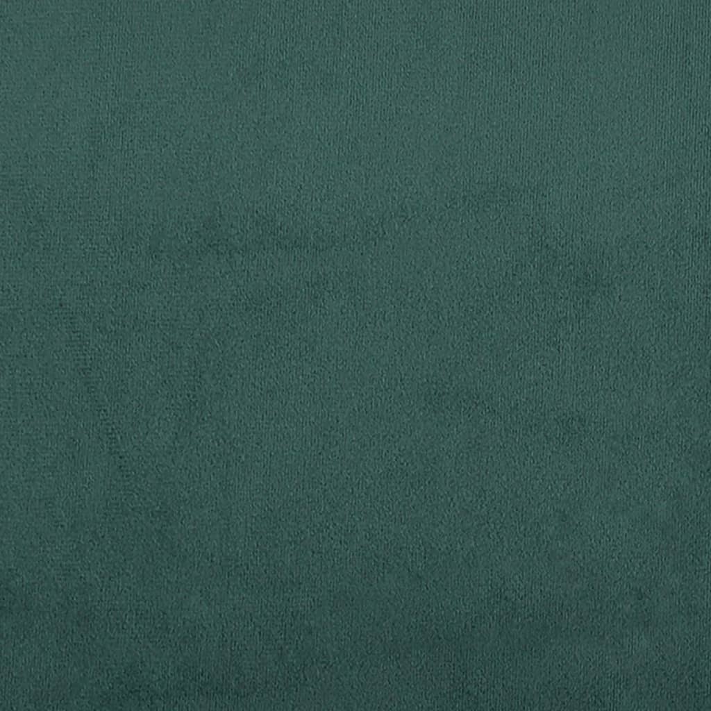 vidaXL Taburet, verde închis, 77x55x31 cm, catifea vidaXL Taburet, verde închis, 77x55x31 cm, catifea