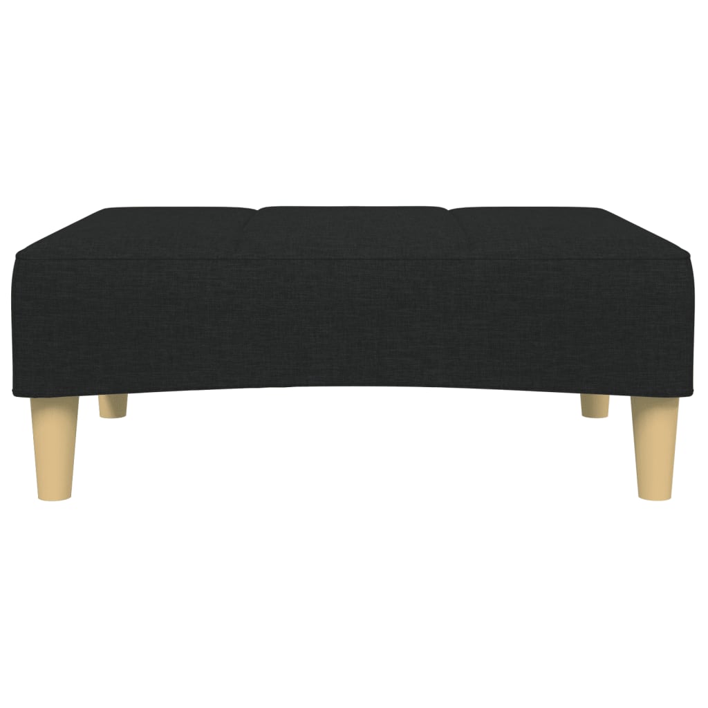 vidaXL Taburet, negru, 77x55x31 cm, material textil