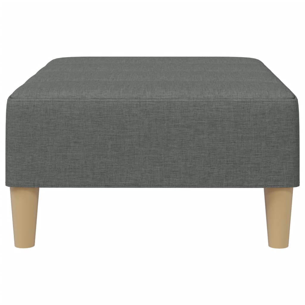 vidaXL Taburet, gri închis, 77x55x31 cm, material textil vidaXL Taburet, gri închis, 77x55x31 cm, material textil