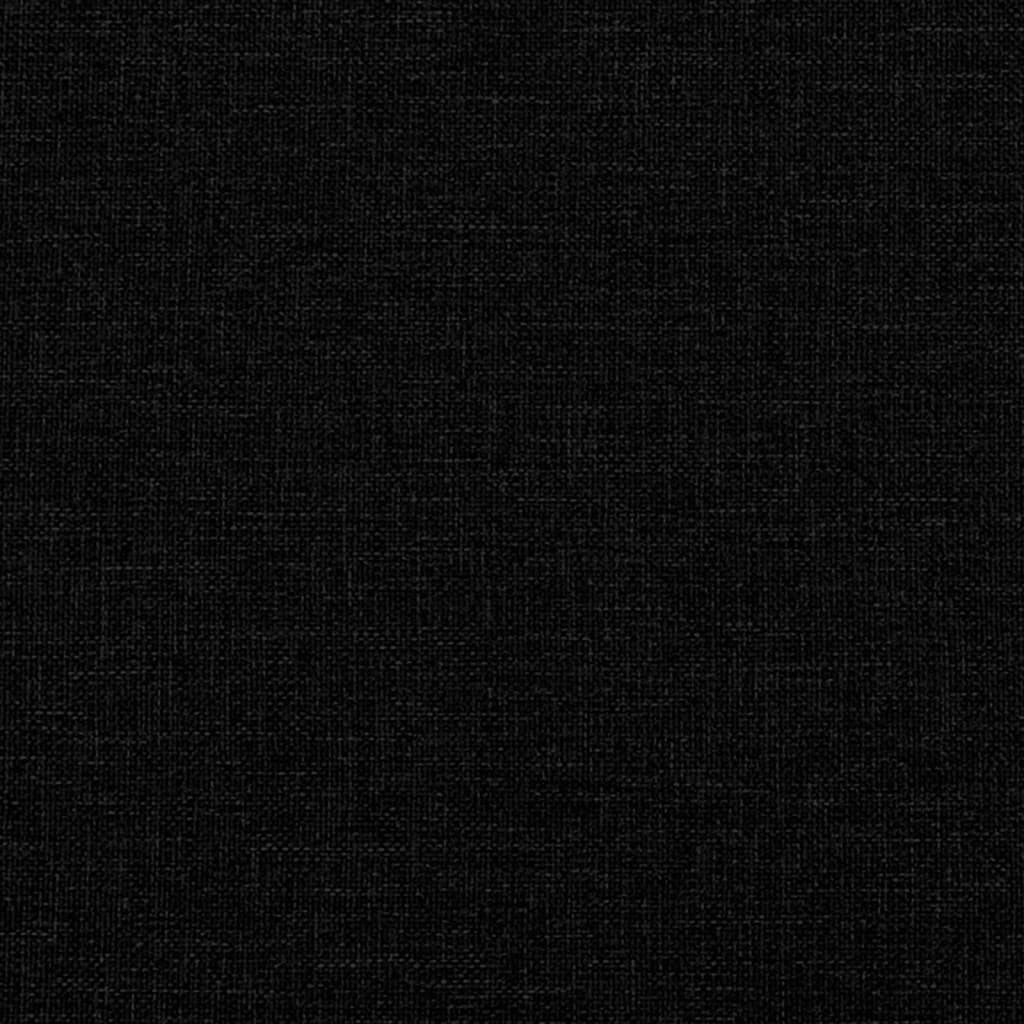 vidaXL Taburet, negru, 77x55x31 cm, material textil vidaXL Taburet, negru, 77x55x31 cm, material textil