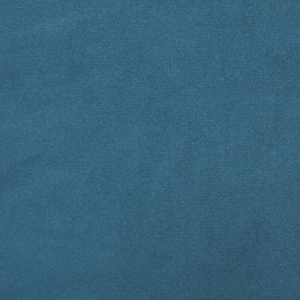 vidaXL Taburet, albastru, 77x55x31 cm, catifea vidaXL Taburet, albastru, 77x55x31 cm, catifea
