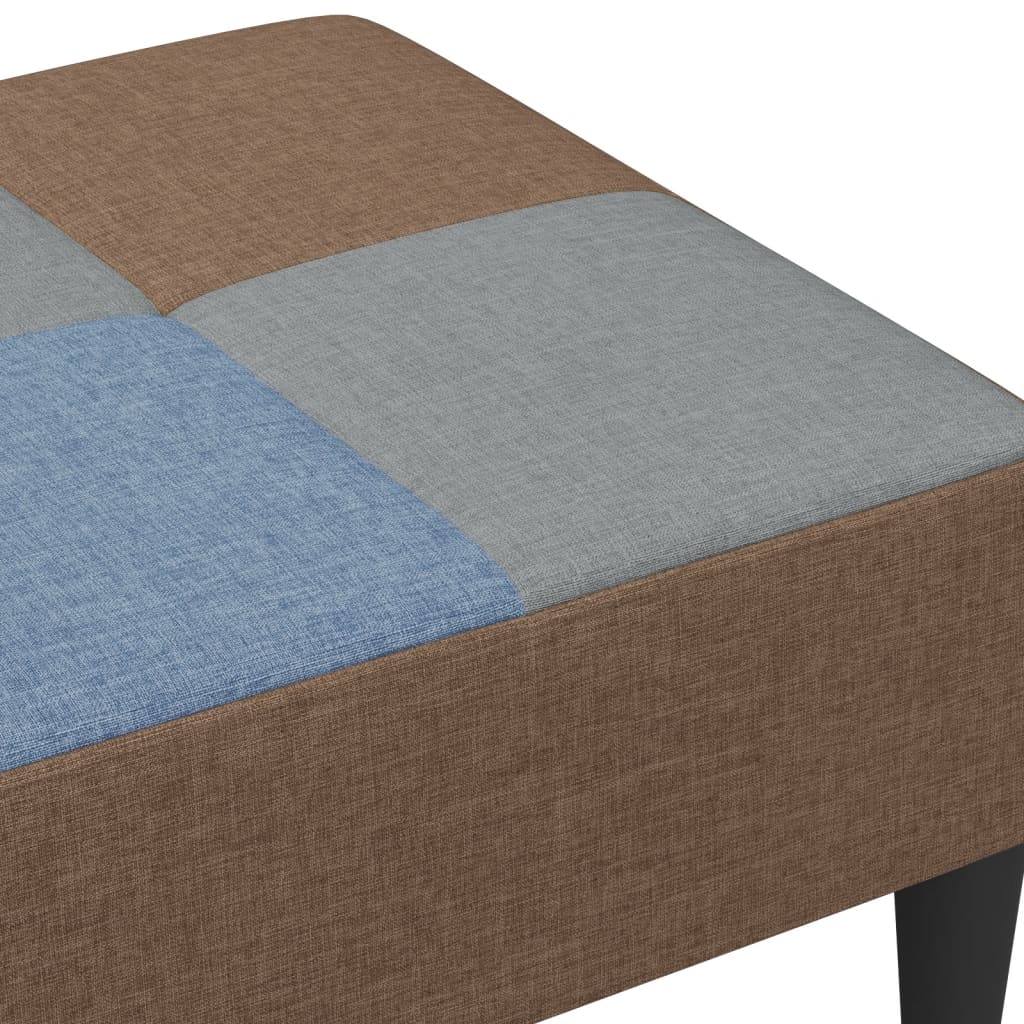 vidaXL Taburet model mozaic, 77x55x31 cm, material textil vidaXL Taburet model mozaic, 77x55x31 cm, material textil