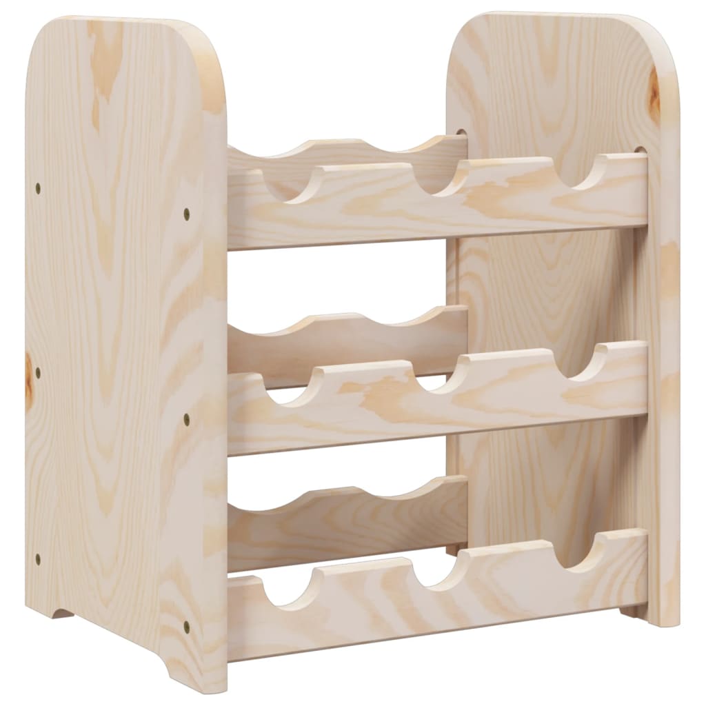 vidaXL Suport de vinuri, 33x25x37 cm, lemn masiv de pin vidaXL Suport de vinuri, 33x25x37 cm, lemn masiv de pin