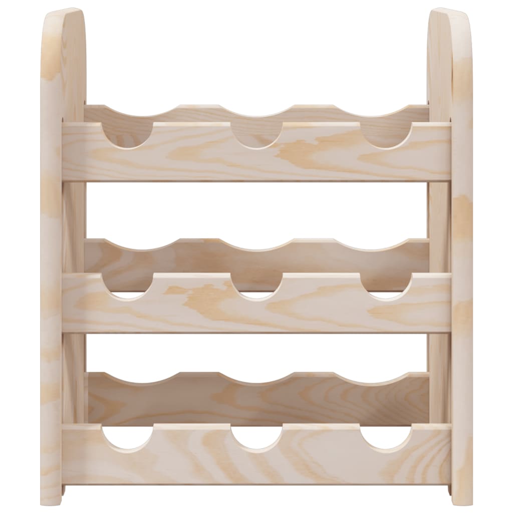 vidaXL Suport de vinuri, 33x25x37 cm, lemn masiv de pin vidaXL Suport de vinuri, 33x25x37 cm, lemn masiv de pin