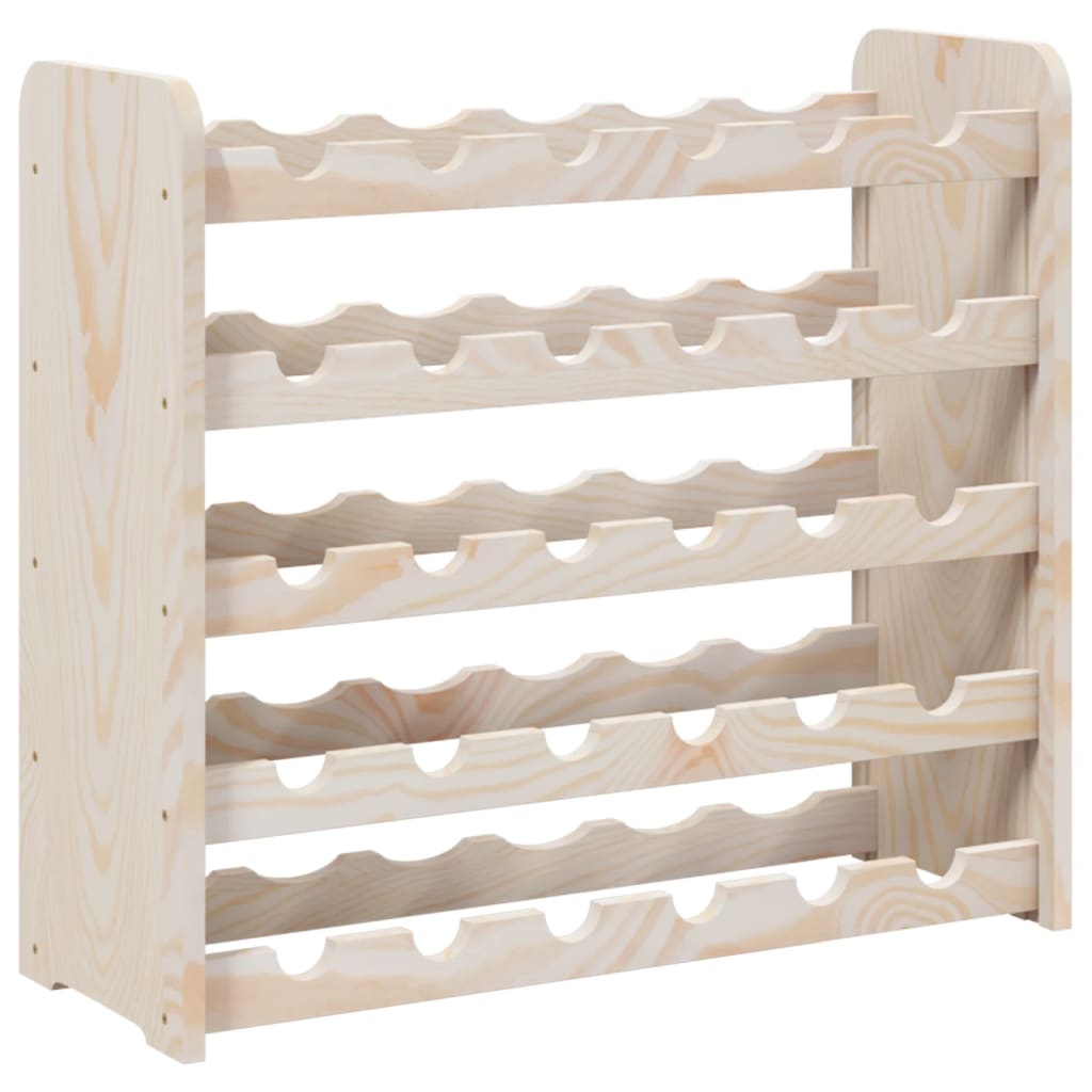 vidaXL Suport de vinuri, 67,5x25x60 cm, lemn masiv de pin vidaXL Suport de vinuri, 67,5x25x60 cm, lemn masiv de pin