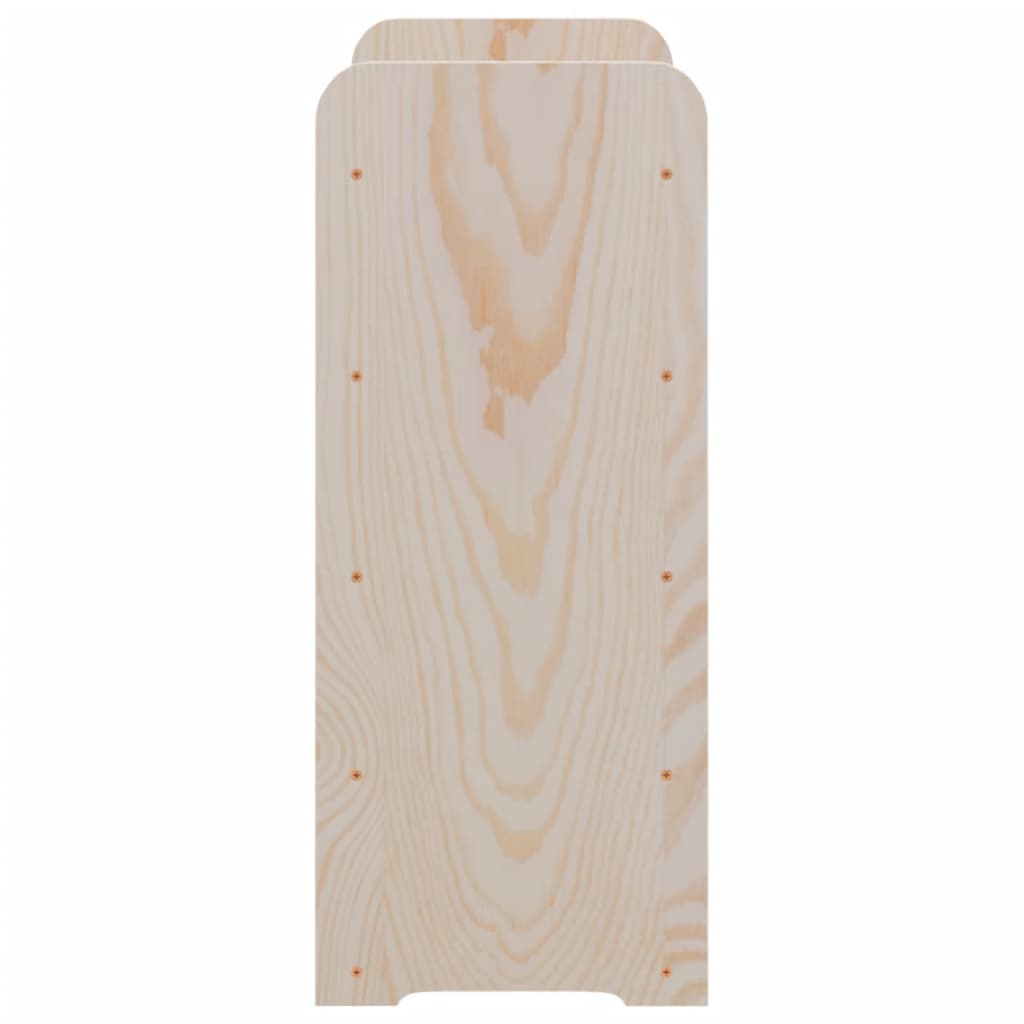 vidaXL Suport de vinuri cu raft superior, 67,5x25x60cm, lemn masiv pin vidaXL Suport de vinuri cu raft superior, 67,5x25x60cm, lemn masiv pin
