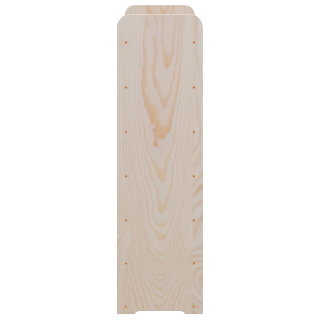vidaXL Suport de vinuri cu raft superior, 67,5x25x87cm, lemn masiv pin vidaXL Suport de vinuri cu raft superior, 67,5x25x87cm, lemn masiv pin