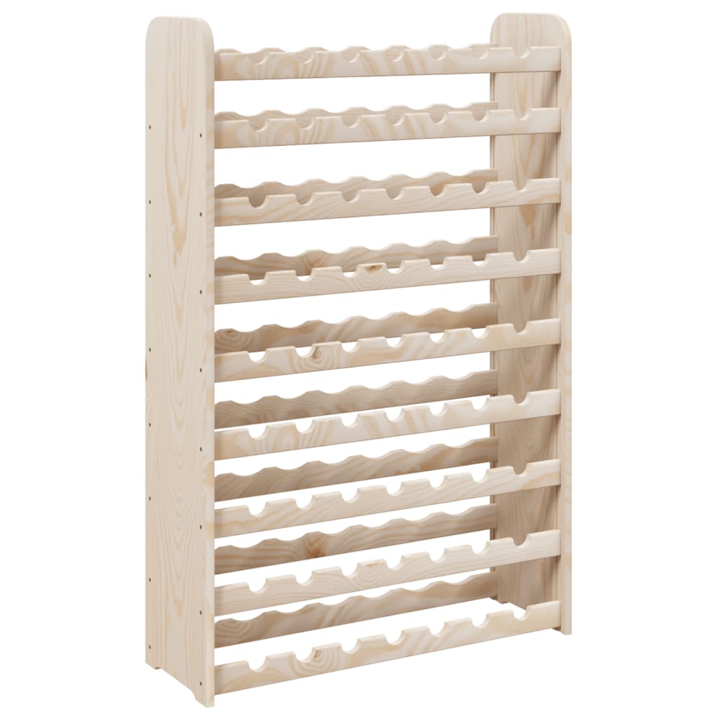 vidaXL Suport de vinuri, 72,5x25x111,5 cm, lemn masiv de pin vidaXL Suport de vinuri, 72,5x25x111,5 cm, lemn masiv de pin