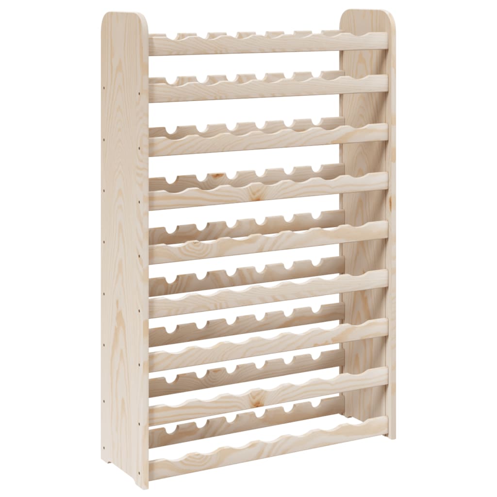 vidaXL Suport de vinuri, 72,5x25x111,5 cm, lemn masiv de pin vidaXL Suport de vinuri, 72,5x25x111,5 cm, lemn masiv de pin