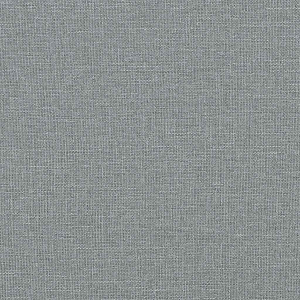 vidaXL Șezlong cu perne, gri deschis, material textil vidaXL Șezlong cu perne, gri deschis, material textil