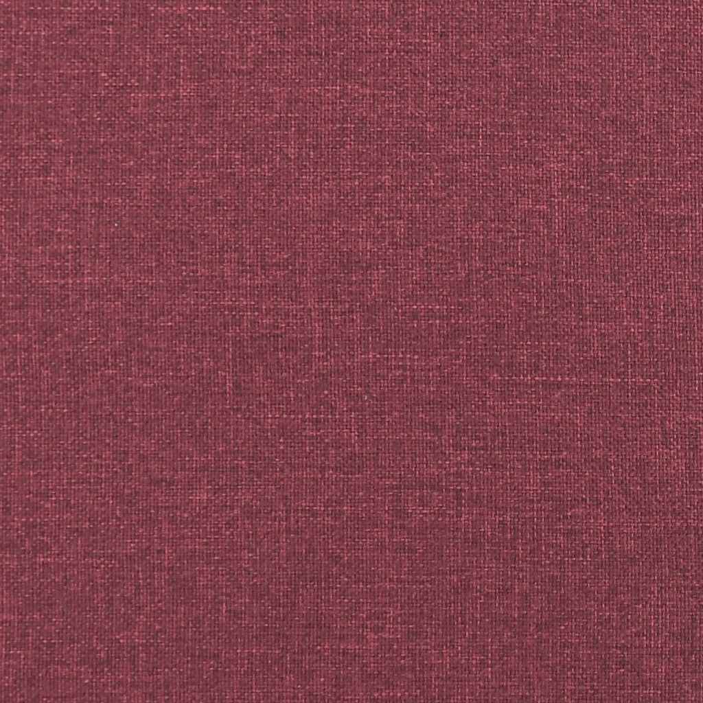 vidaXL Fotoliu șezlong cu perne, roșu vin, material textil vidaXL Fotoliu șezlong cu perne, roșu vin, material textil