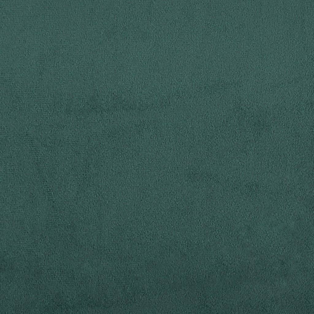 vidaXL Fotoliu șezlong cu perne, verde închis, catifea vidaXL Fotoliu șezlong cu perne, verde închis, catifea