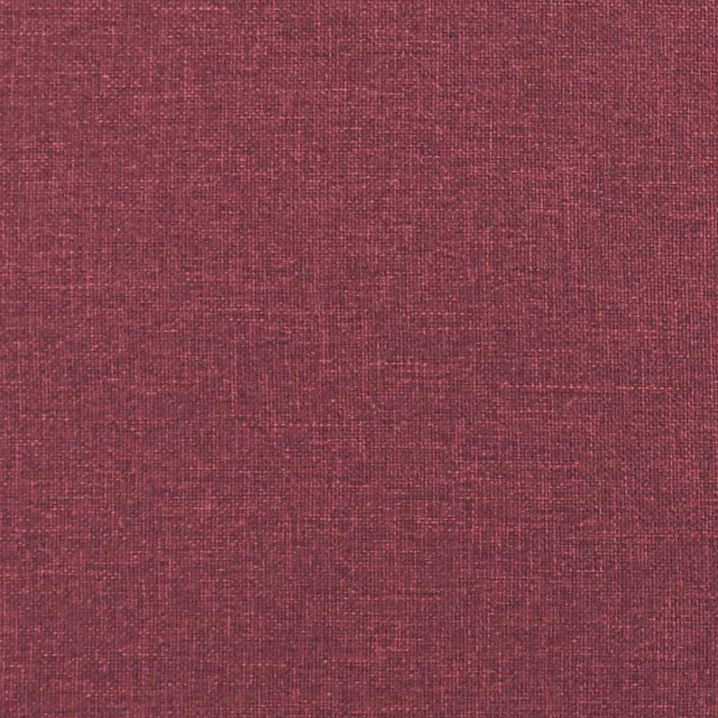 vidaXL Fotoliu șezlong cu perne, roșu vin, material textil vidaXL Fotoliu șezlong cu perne, roșu vin, material textil