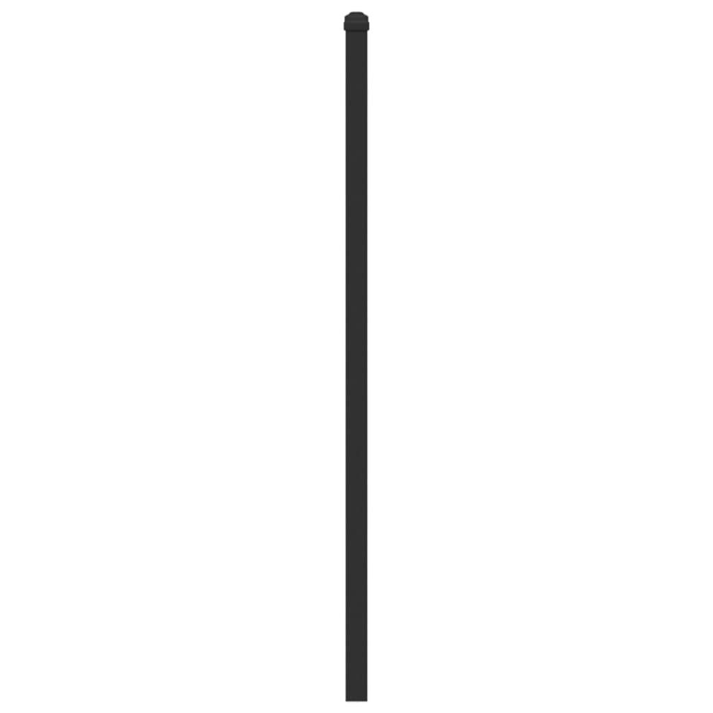 vidaXL Tăblie de pat, stejar sonoma, 90 cm, lemn prelucrat și oțel vidaXL Tăblie de pat, stejar sonoma, 90 cm, lemn prelucrat și oțel