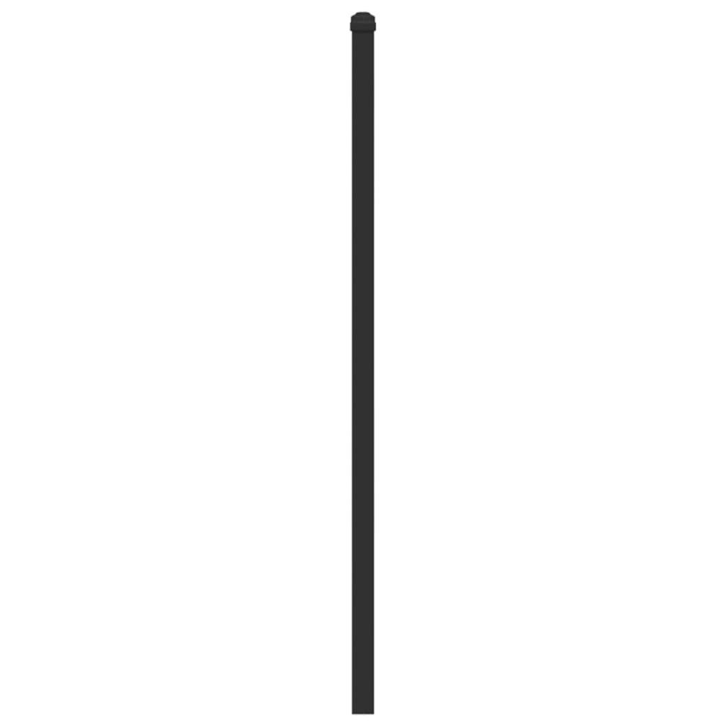 vidaXL Tăblie de pat, stejar sonoma, 107 cm, lemn prelucrat și oțel