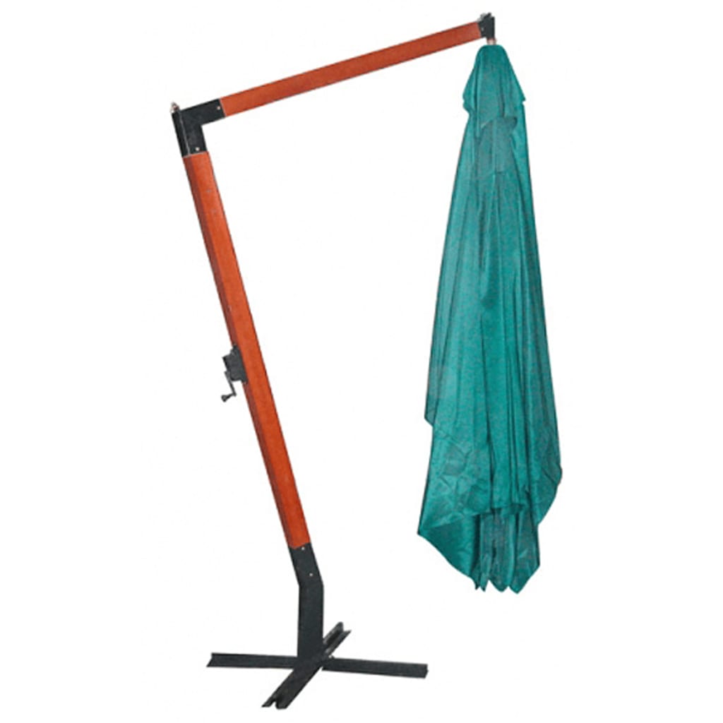 vidaXL Umbrelă de soare suspendată 300 x 400 cm, Verde vidaXL Umbrelă de soare suspendată 300 x 400 cm, Verde