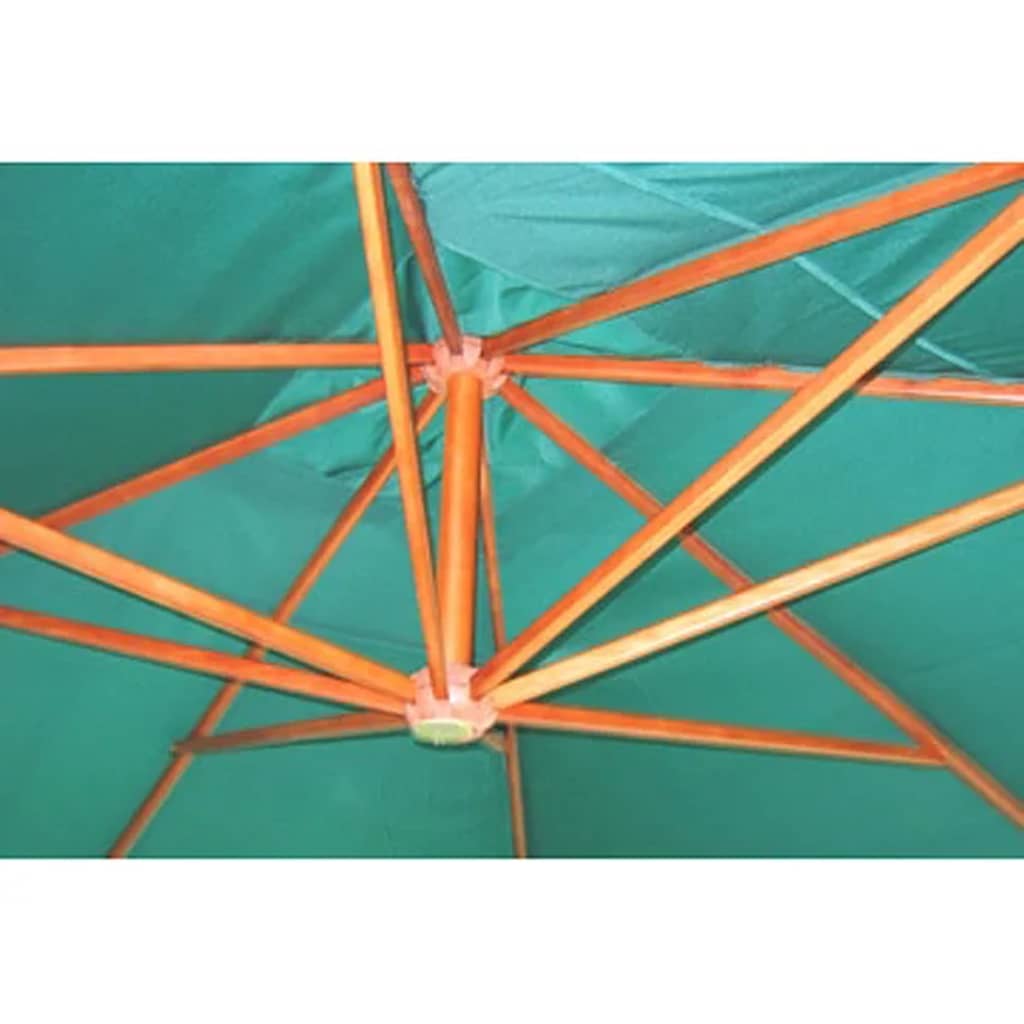 vidaXL Umbrelă de soare suspendată 300 x 400 cm, Verde vidaXL Umbrelă de soare suspendată 300 x 400 cm, Verde