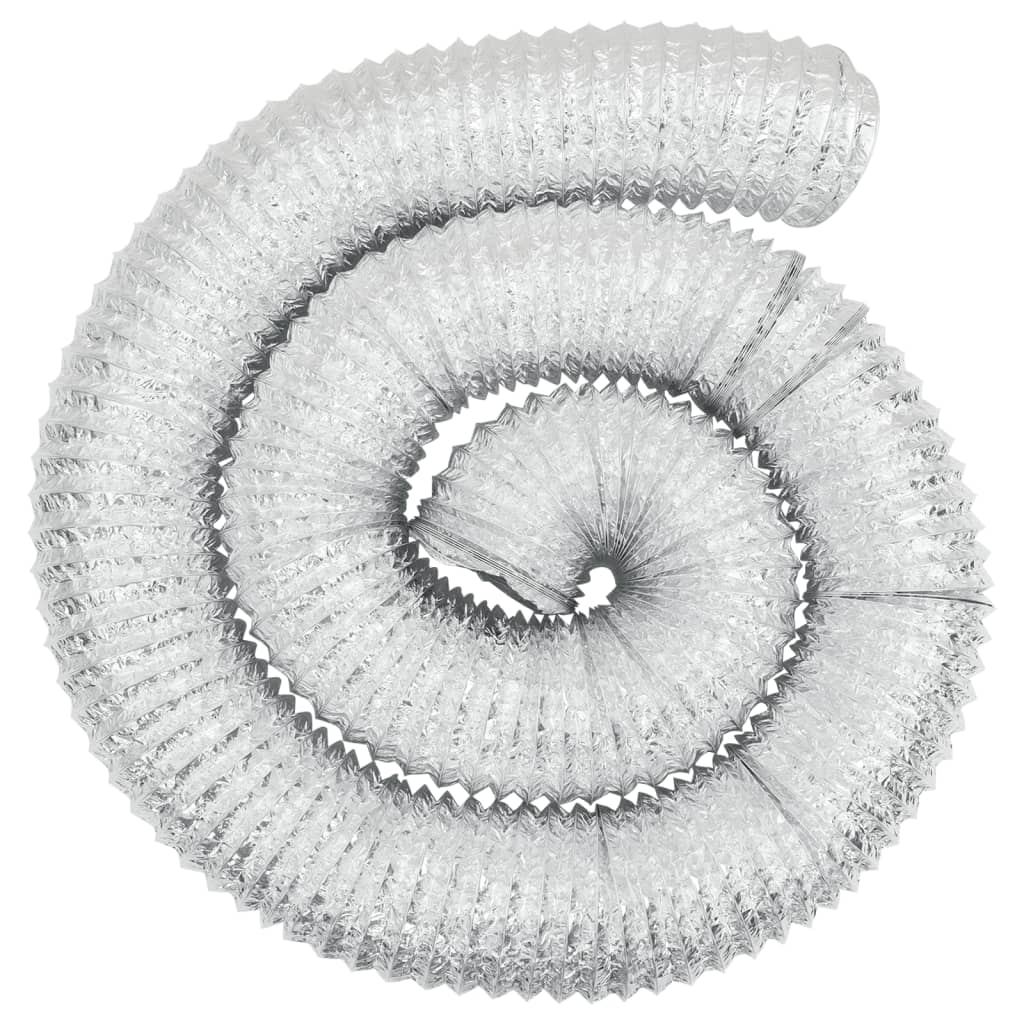 vidaXL Conductă de ventilație, 6 m, Ø10 cm, aluminiu vidaXL Conductă de ventilație, 6 m, Ø10 cm, aluminiu