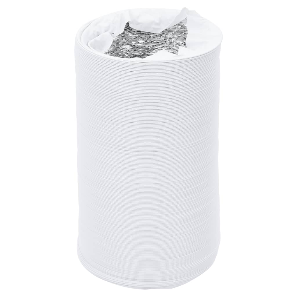 vidaXL Conductă de ventilație, 6 m, Ø10 cm, aluminiu și PVC vidaXL Conductă de ventilație, 6 m, Ø10 cm, aluminiu și PVC