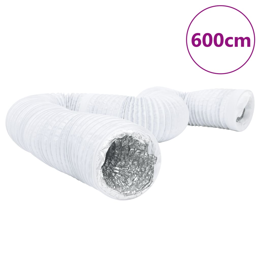 vidaXL Conductă de ventilație, 6 m, Ø15 cm, aluminiu și PVC vidaXL Conductă de ventilație, 6 m, Ø15 cm, aluminiu și PVC