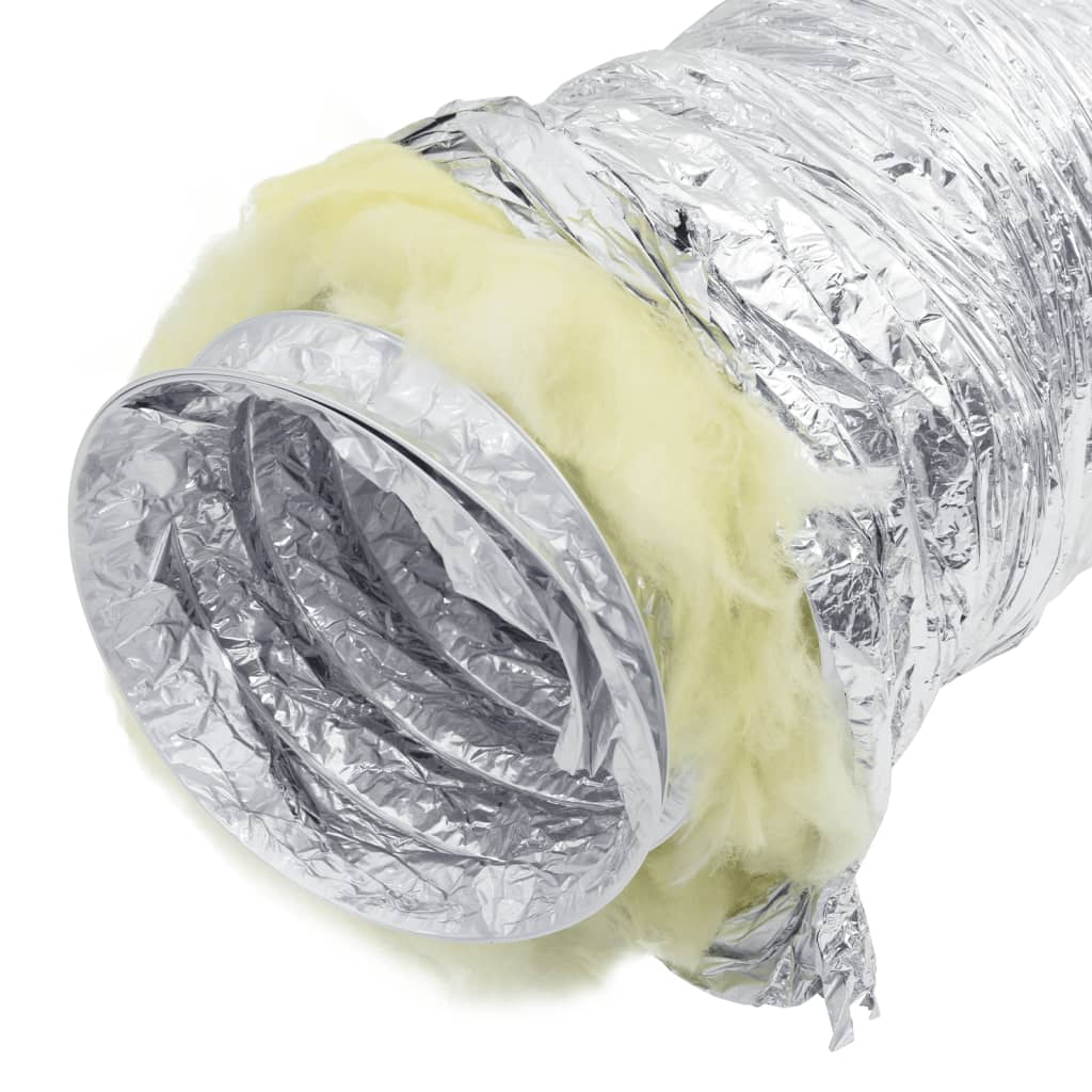 vidaXL Conductă de ventilație izolată, 6 m, Ø12,5 cm, aluminiu vidaXL Conductă de ventilație izolată, 6 m, Ø12,5 cm, aluminiu