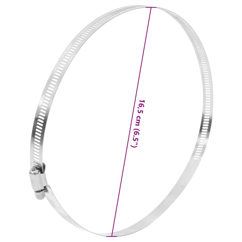 vidaXL Coliere pentru furtun, 6 buc., 91-165 mm, oțel inoxidabil 304 vidaXL Coliere pentru furtun, 6 buc., 91-165 mm, oțel inoxidabil 304
