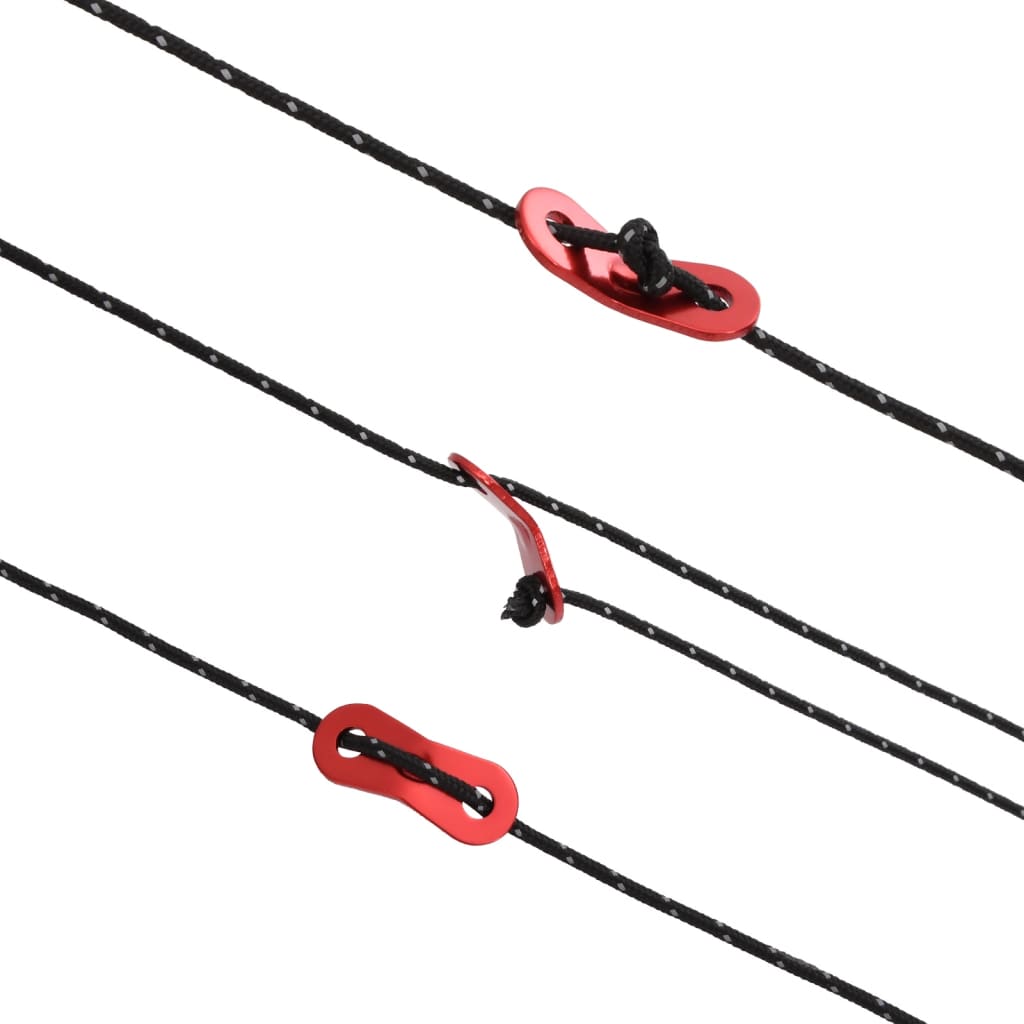 vidaXL Funie pentru cort cu benzi reflectorizante și chei, 50 m, 3 mm vidaXL Funie pentru cort cu benzi reflectorizante și chei, 50 m, 3 mm