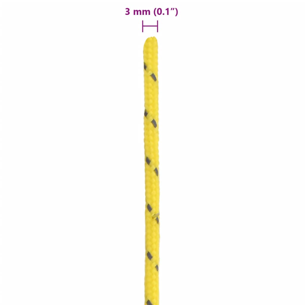 vidaXL Funie pentru cort cu benzi reflectorizante și chei, 50 m, 3 mm vidaXL Funie pentru cort cu benzi reflectorizante și chei, 50 m, 3 mm