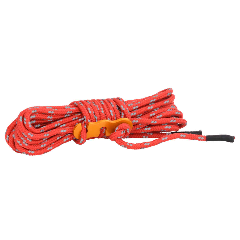 vidaXL Funie pentru cort cu chei reflectorizante, 8 buc., 4 m, 4 mm