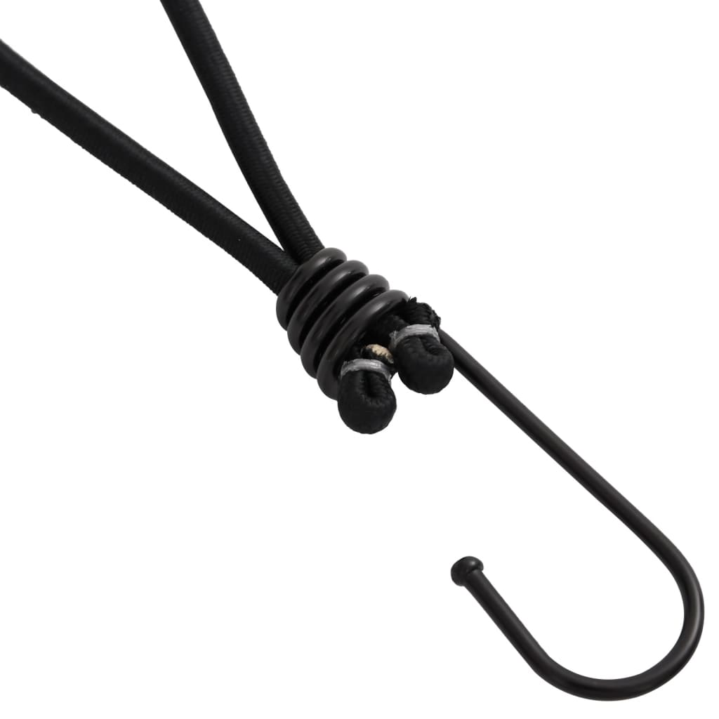 vidaXL Funie elastică cu cârlige, 25 buc., 17 cm vidaXL Funie elastică cu cârlige, 25 buc., 17 cm