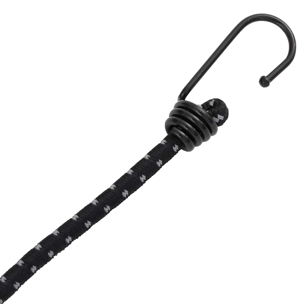 vidaXL Corzi elastice cu benzi reflectorizante/cârlige 25 buc. 88 cm vidaXL Corzi elastice cu benzi reflectorizante/cârlige 25 buc. 88 cm