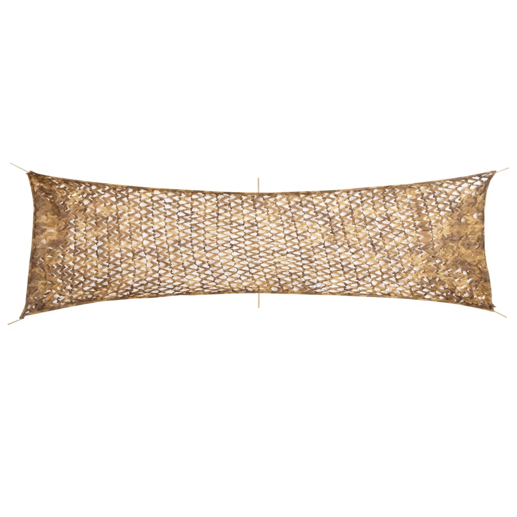 vidaXL Plasă de camuflaj cu geantă de depozitare, nisipiu, 519x142 cm vidaXL Plasă de camuflaj cu geantă de depozitare, nisipiu, 519x142 cm
