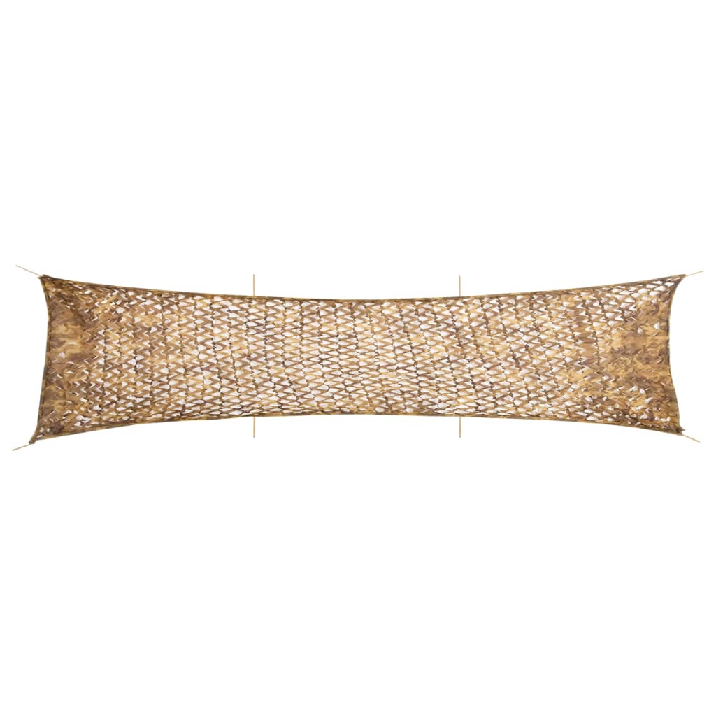 vidaXL Plasă de camuflaj cu geantă de depozitare, nisipiu, 613x138 cm vidaXL Plasă de camuflaj cu geantă de depozitare, nisipiu, 613x138 cm