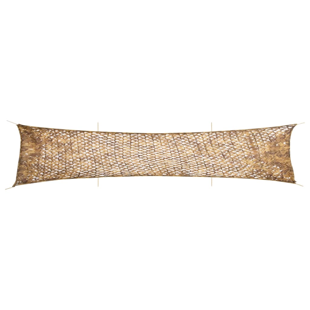 vidaXL Plasă de camuflaj cu geantă de depozitare, nisipiu, 706x140 cm vidaXL Plasă de camuflaj cu geantă de depozitare, nisipiu, 706x140 cm