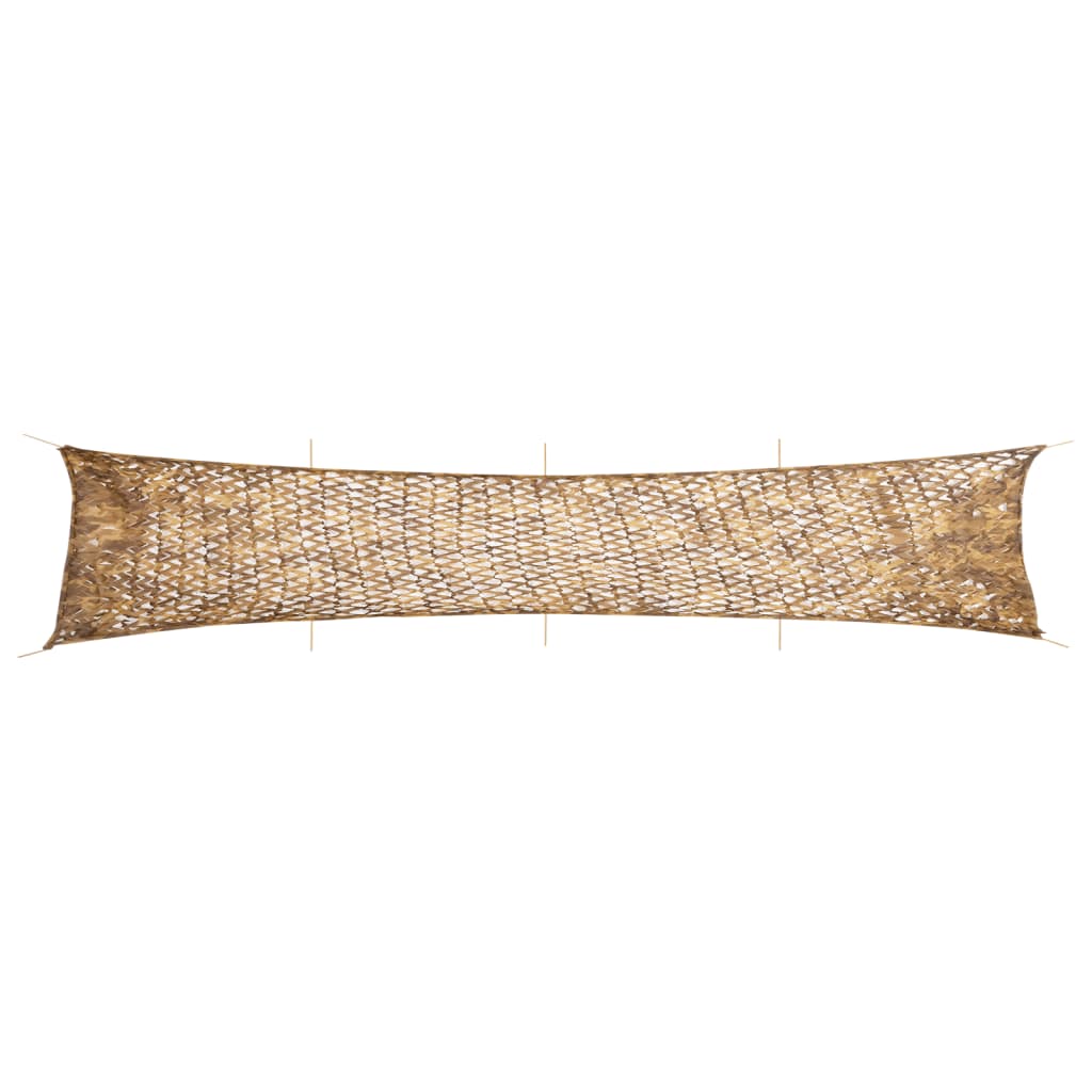 vidaXL Plasă de camuflaj cu geantă de depozitare, nisipiu, 844x142 cm vidaXL Plasă de camuflaj cu geantă de depozitare, nisipiu, 844x142 cm