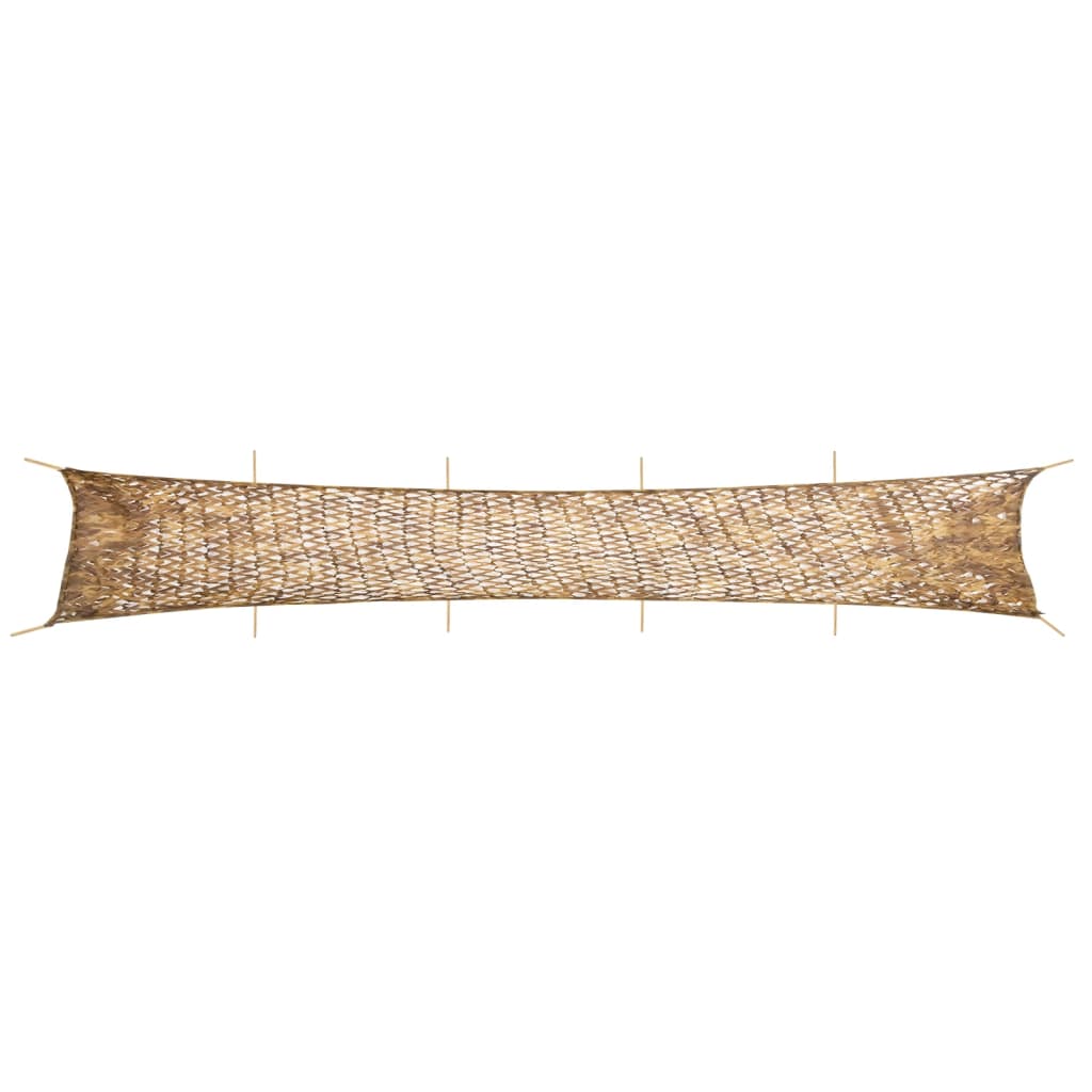 vidaXL Plasă de camuflaj cu geantă de depozitare, nisipiu, 1038x137 cm vidaXL Plasă de camuflaj cu geantă de depozitare, nisipiu, 1038x137 cm