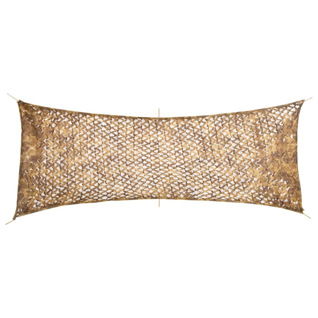vidaXL Plasă de camuflaj cu geantă de depozitare, nisipiu, 525x205 cm vidaXL Plasă de camuflaj cu geantă de depozitare, nisipiu, 525x205 cm