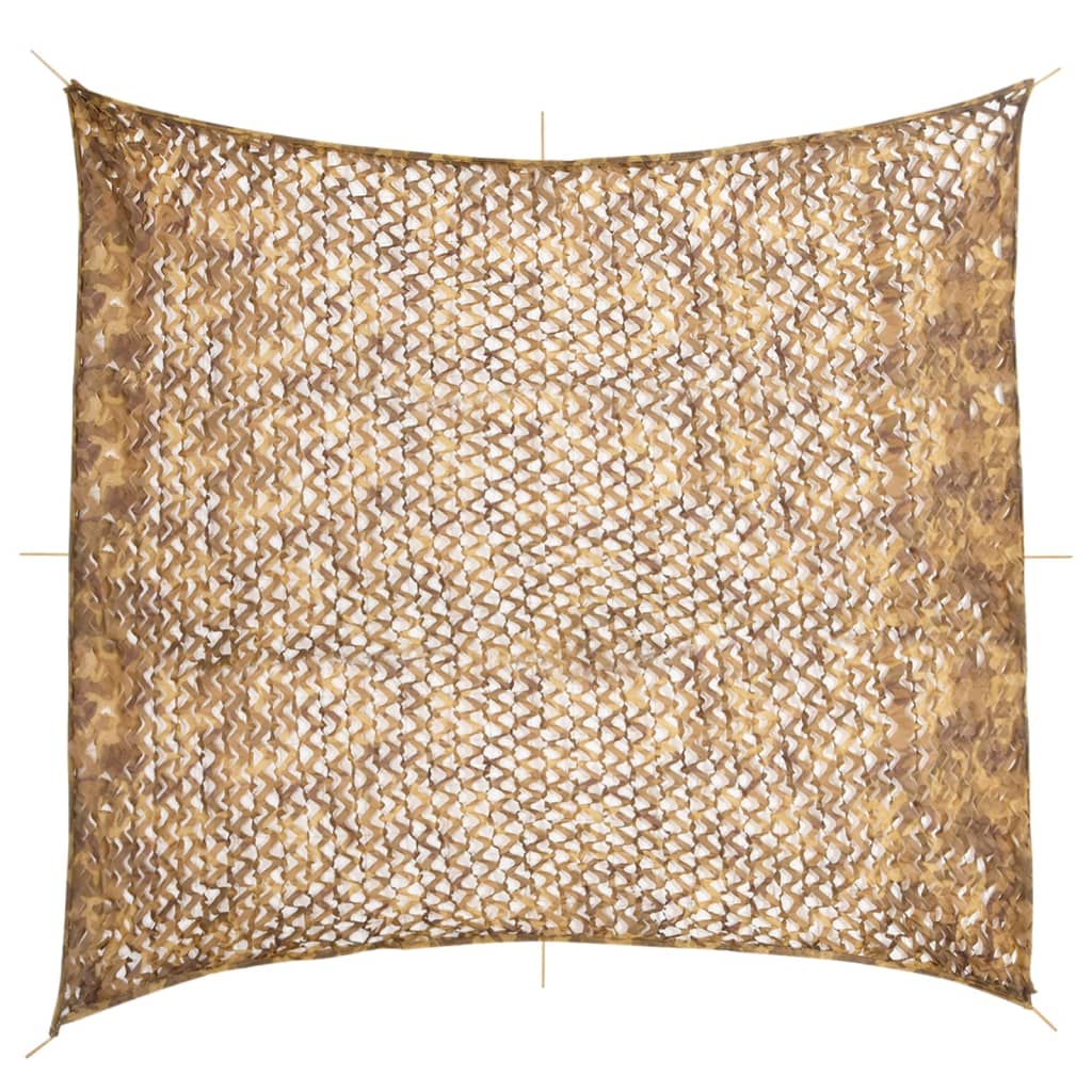 vidaXL Plasă de camuflaj cu geantă de depozitare, nisipiu, 416x402 cm vidaXL Plasă de camuflaj cu geantă de depozitare, nisipiu, 416x402 cm