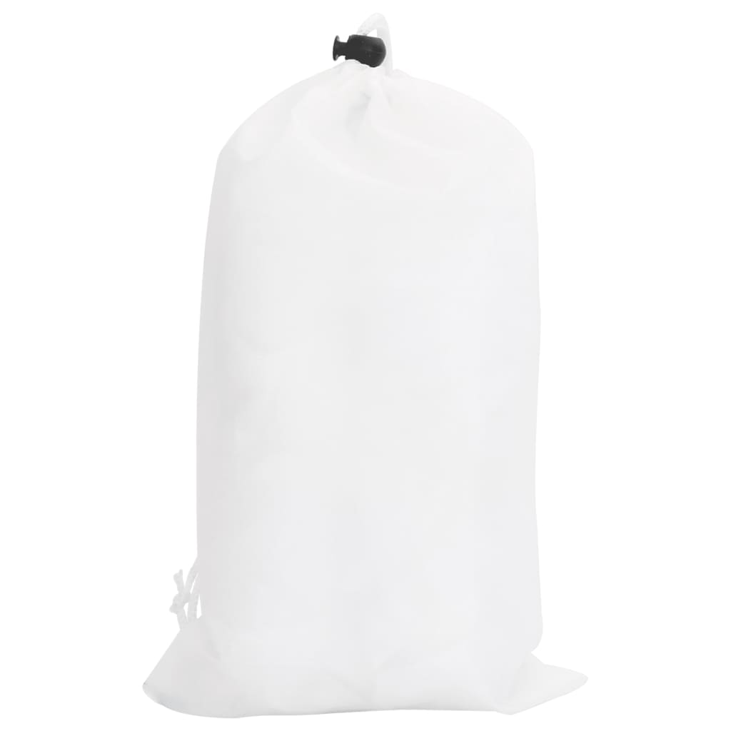 vidaXL Plasă de camuflaj cu geantă de depozitare, alb, 1038x137 cm vidaXL Plasă de camuflaj cu geantă de depozitare, alb, 1038x137 cm