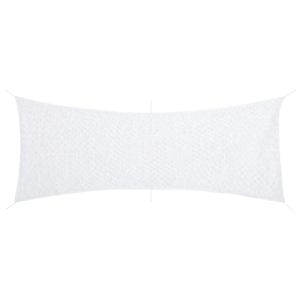 vidaXL Plasă de camuflaj cu geantă de depozitare, alb, 525x205 cm