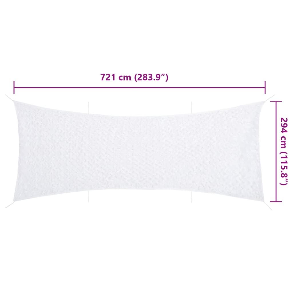 vidaXL Plasă de camuflaj cu geantă de depozitare, alb, 721x294 cm vidaXL Plasă de camuflaj cu geantă de depozitare, alb, 721x294 cm