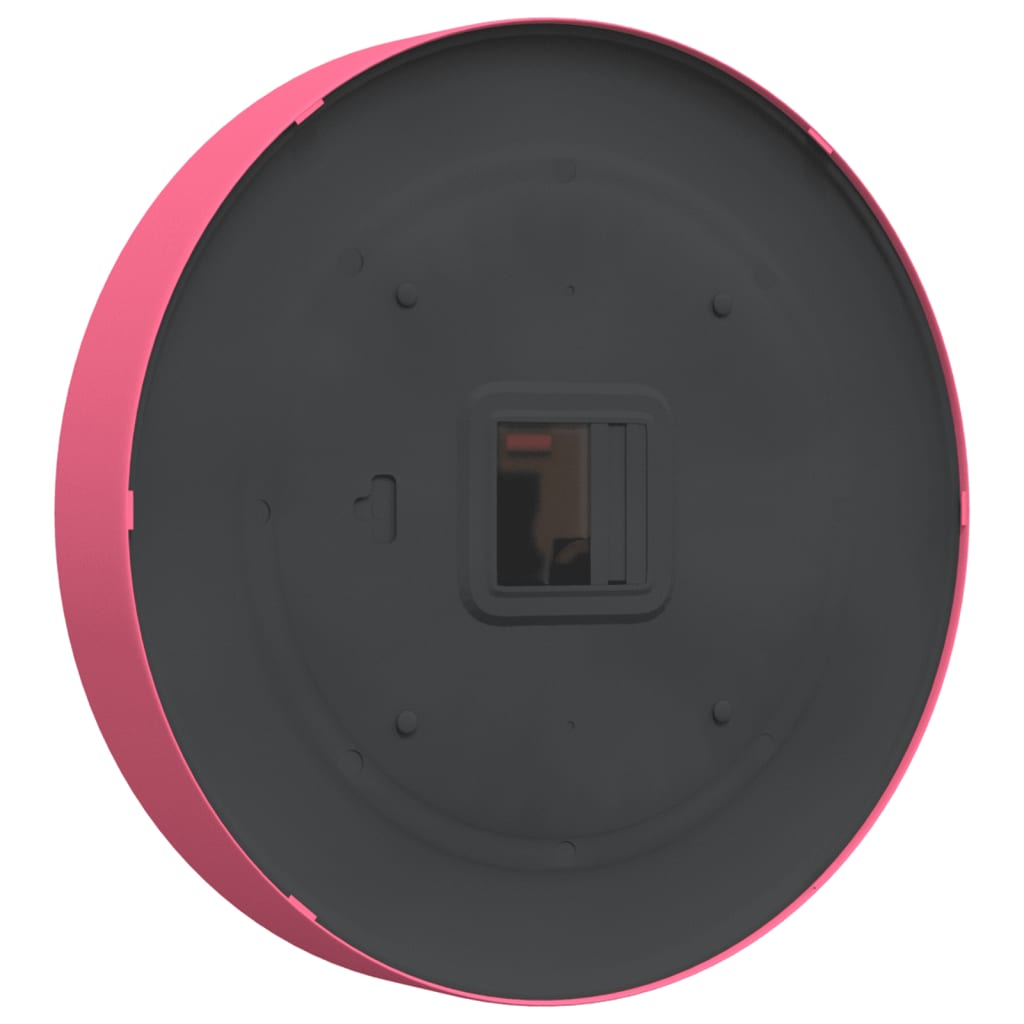 vidaXL Ceas de perete, roz, Ø25,5 cm, polistiren și sticlă vidaXL Ceas de perete, roz, Ø25,5 cm, polistiren și sticlă