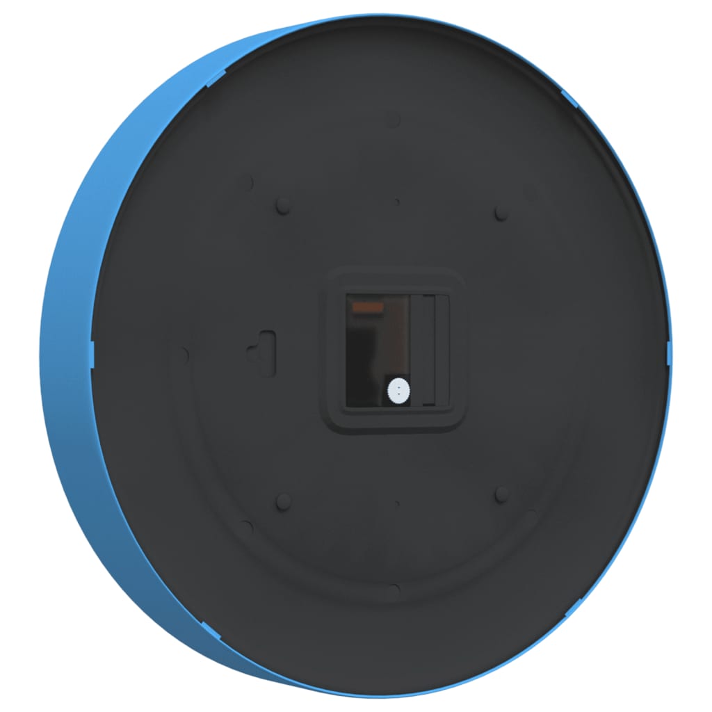 vidaXL Ceas de perete, albastru, Ø25,5 cm, polistiren și sticlă vidaXL Ceas de perete, albastru, Ø25,5 cm, polistiren și sticlă