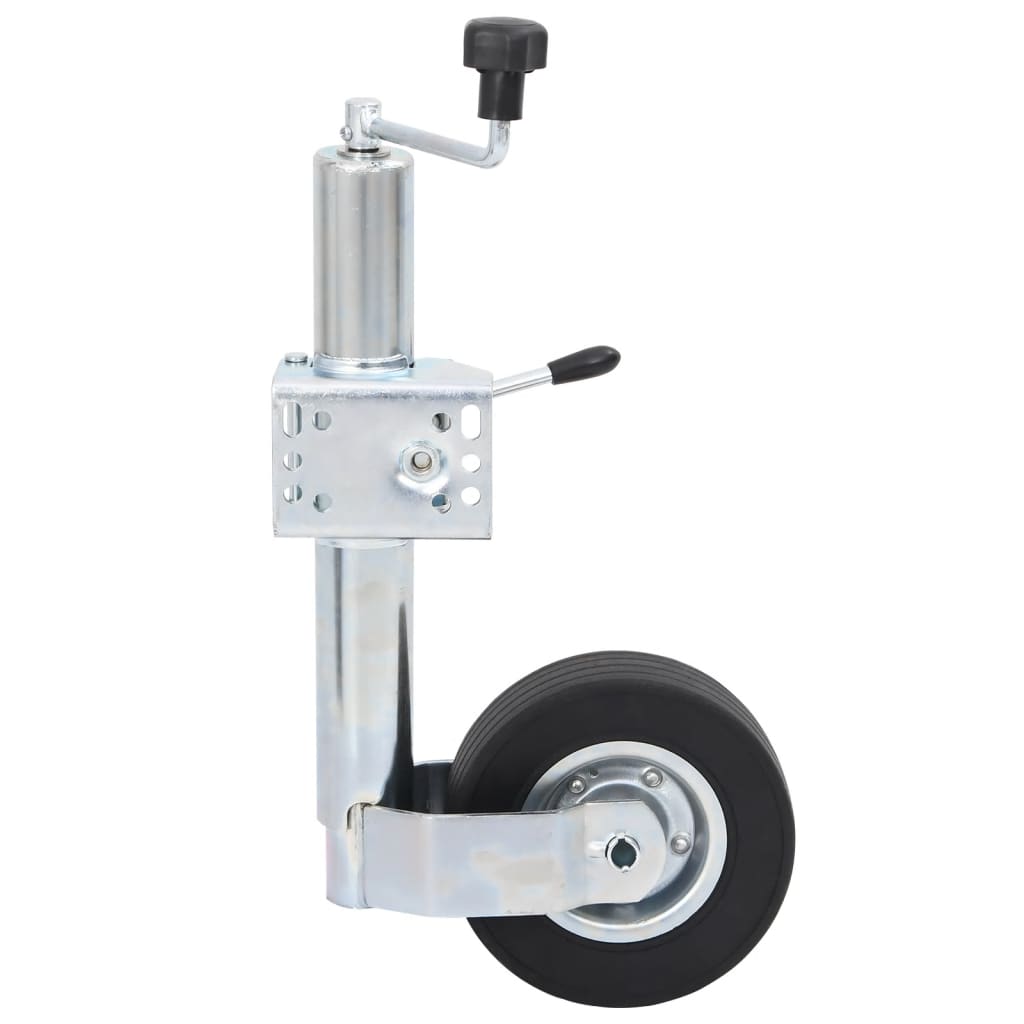 vidaXL Roată manevră de remorcă, clemă despicată 60 mm oțel galvanizat vidaXL Roată manevră de remorcă, clemă despicată 60 mm oțel galvanizat