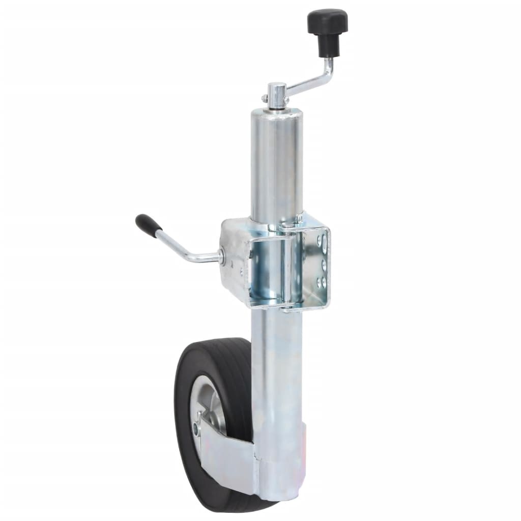 vidaXL Roată manevră de remorcă, clemă despicată 60 mm oțel galvanizat vidaXL Roată manevră de remorcă, clemă despicată 60 mm oțel galvanizat