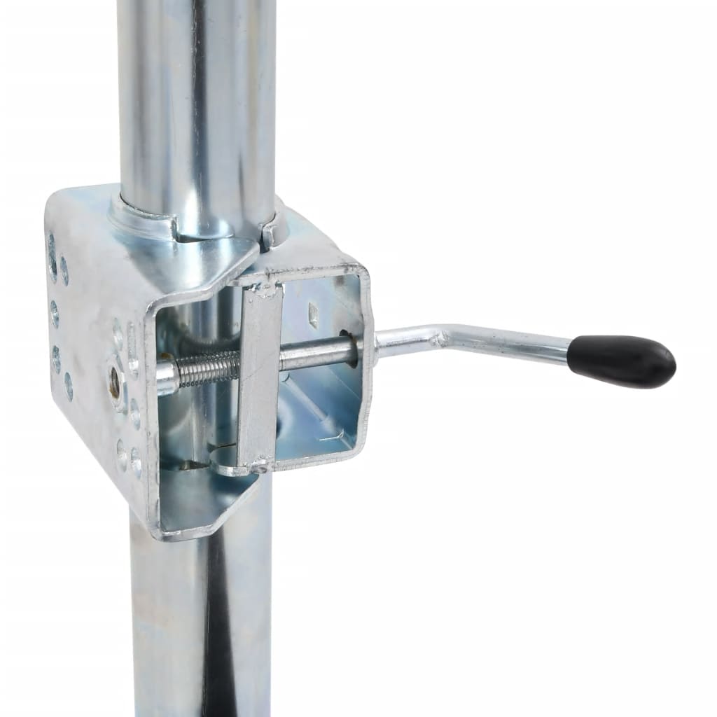 vidaXL Roată manevră de remorcă, clemă despicată 60 mm oțel galvanizat vidaXL Roată manevră de remorcă, clemă despicată 60 mm oțel galvanizat
